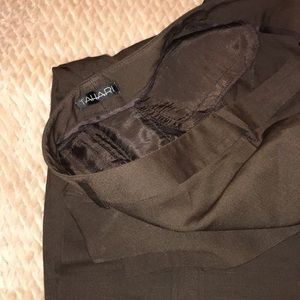 Tahari brown work slacks